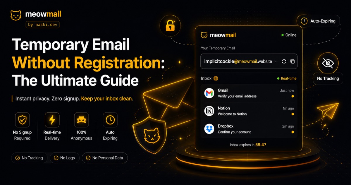 Temporary Email Without Registration: The Ultimate Guide